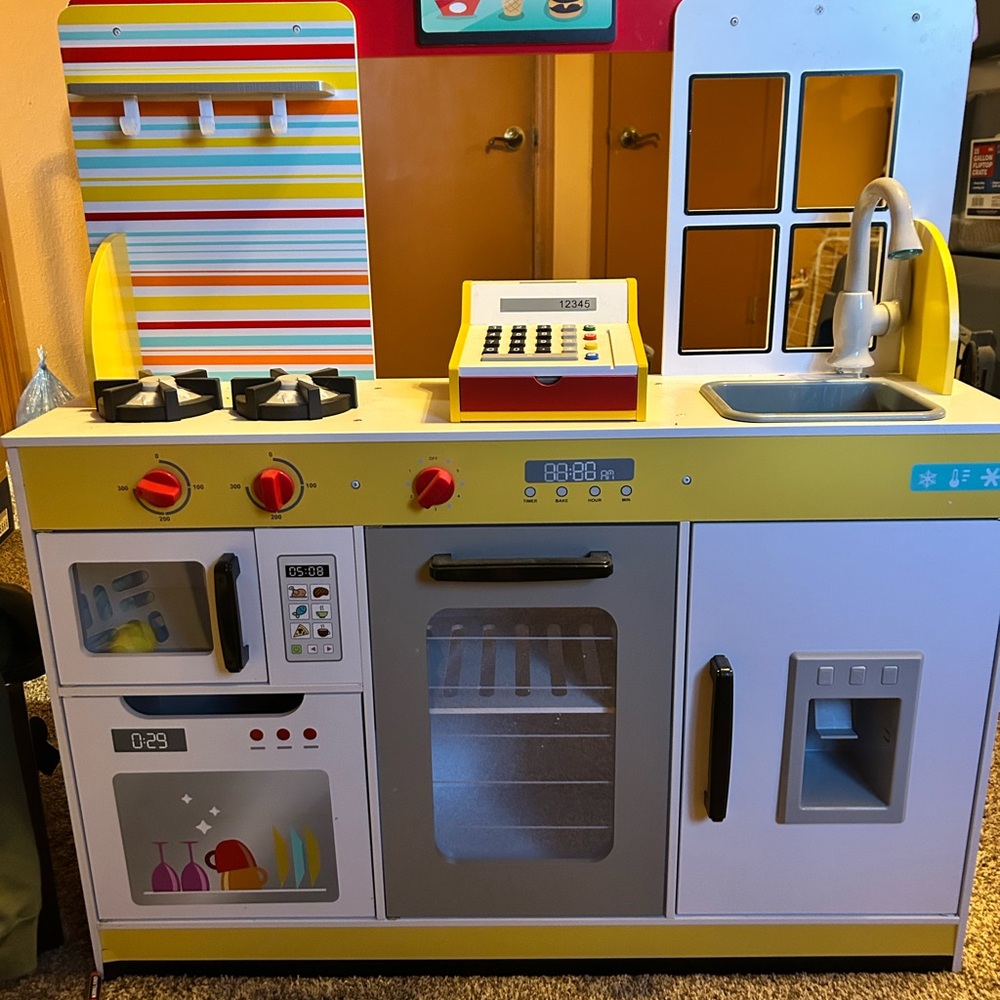 Colorful Play Kitchen Set
